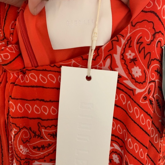 Dion Lee Bandana Knot Dress Poppy - Picture 7 of 8